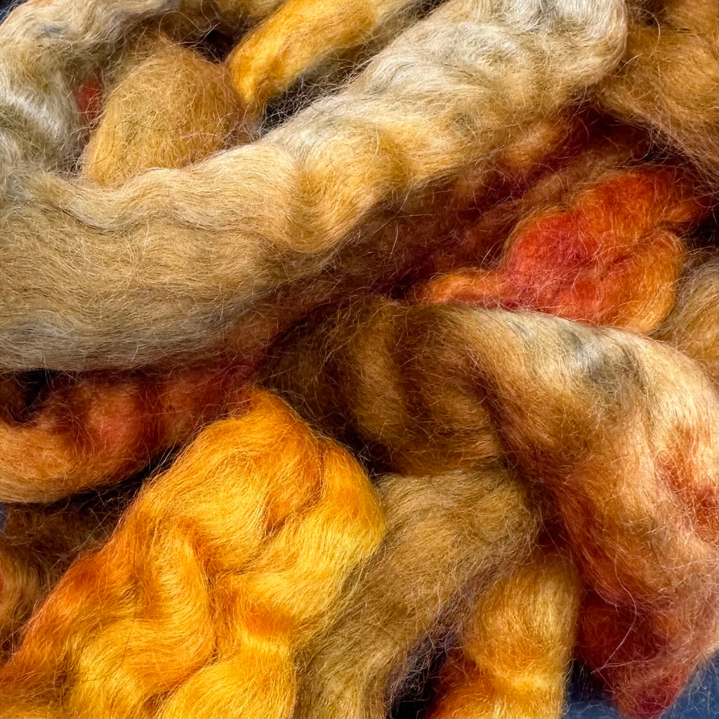 Wensleydale longwool top spinning fiber Sturgis