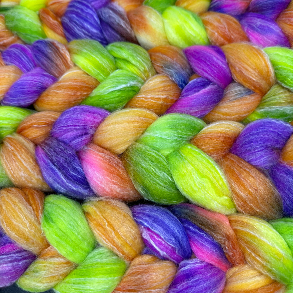 Merino Bamboo Spinning Fiber Lock Shock and Barrel