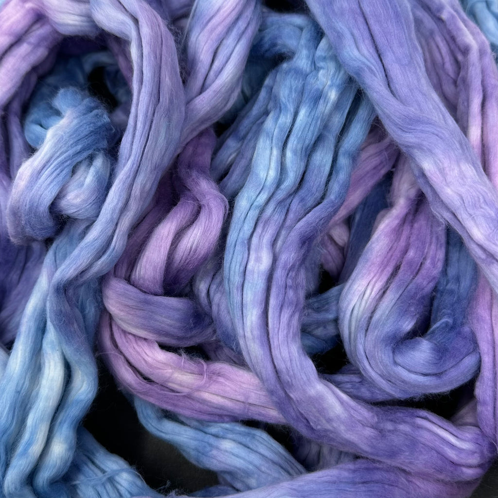 Egyptian Cotton Spinning Fibers 4 ounces Lavender