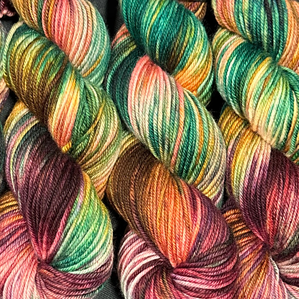 Still heavy DK to light worsted Sea Glass