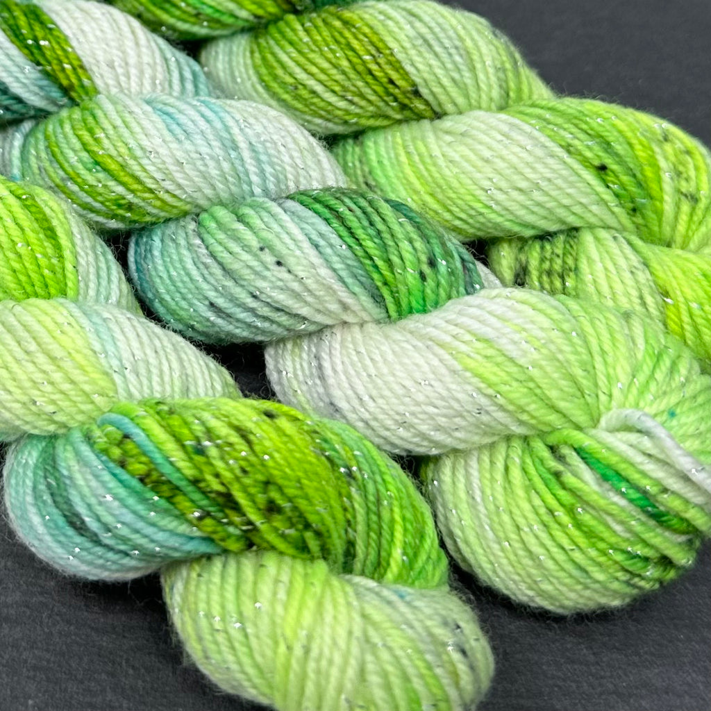 70 yard sock yarn mini skein Envy