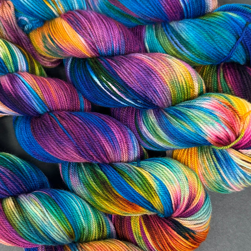 Align sport weight yarn Skittles