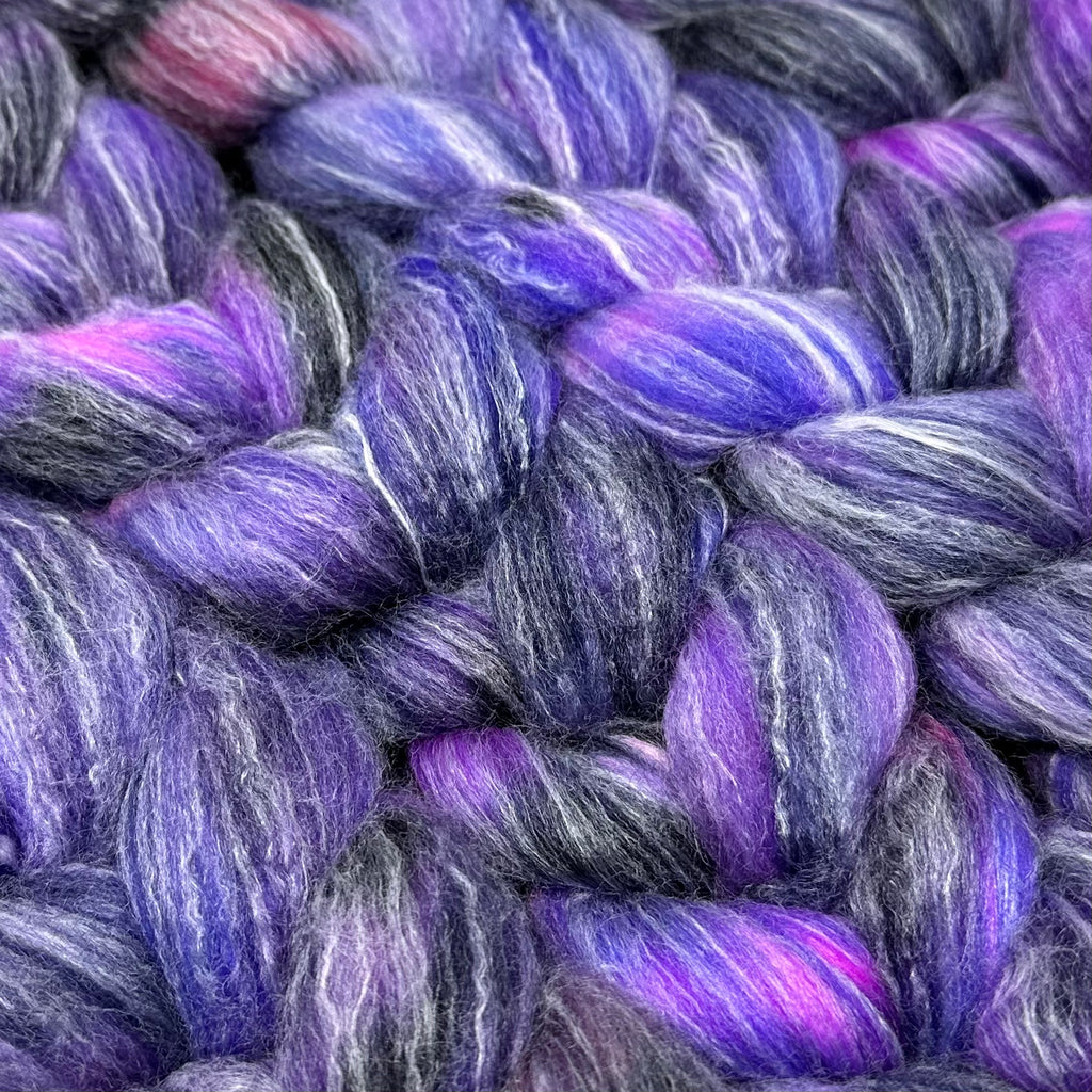 Merino Bamboo Spinning Fiber Twilight Time