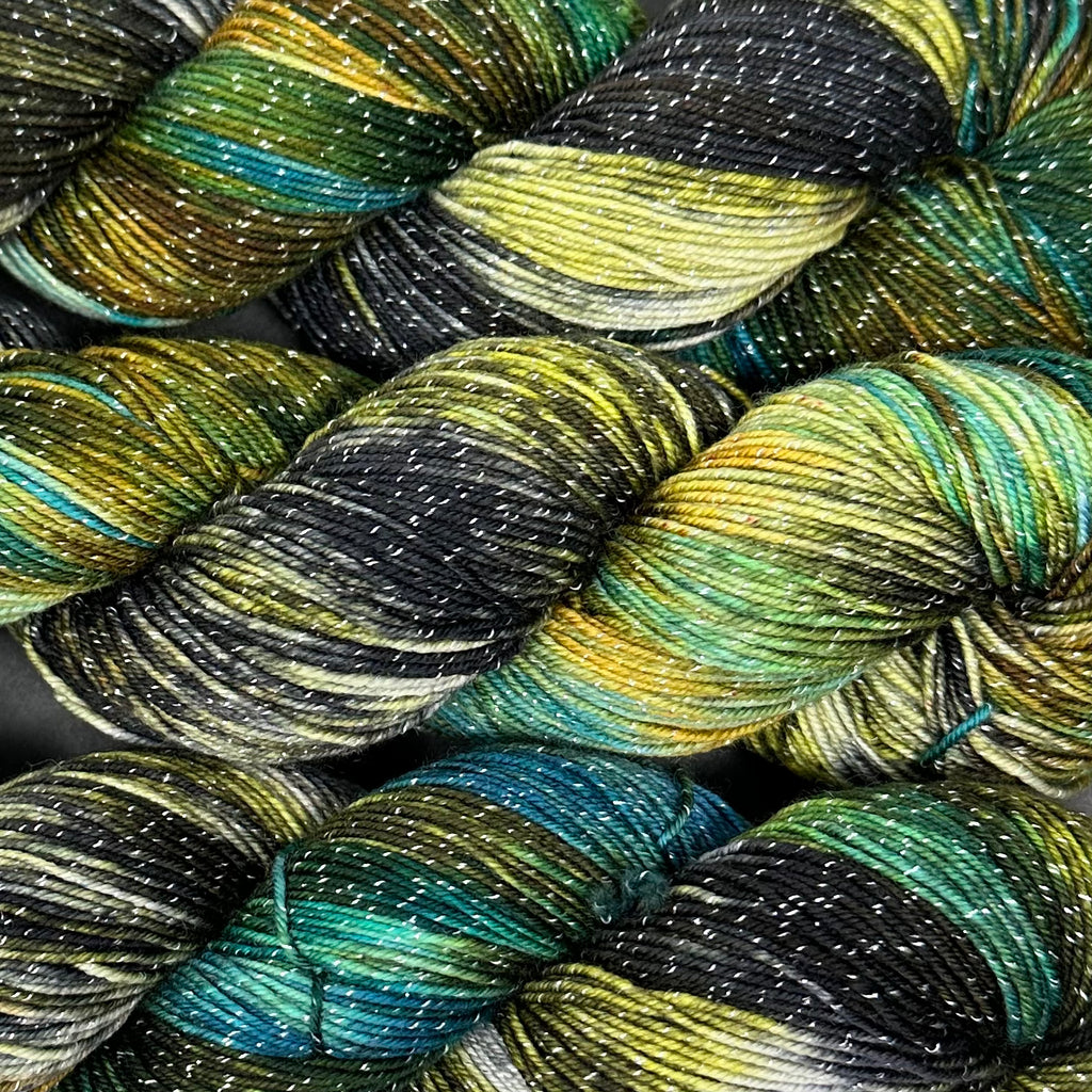 Figment sparkly sock yarn Pictured Rocks