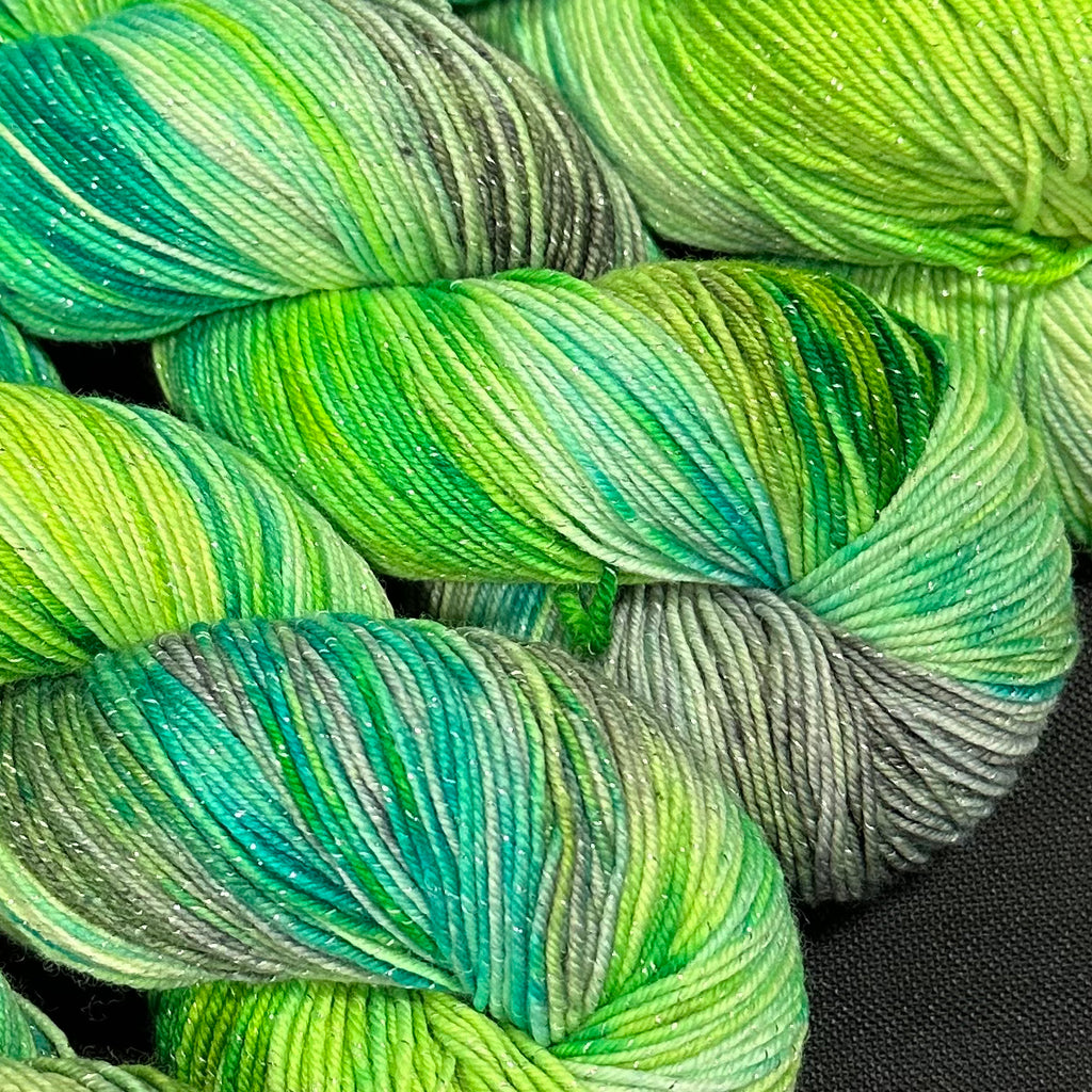 Figment sparkly sock yarn Steelyard Pawpaws