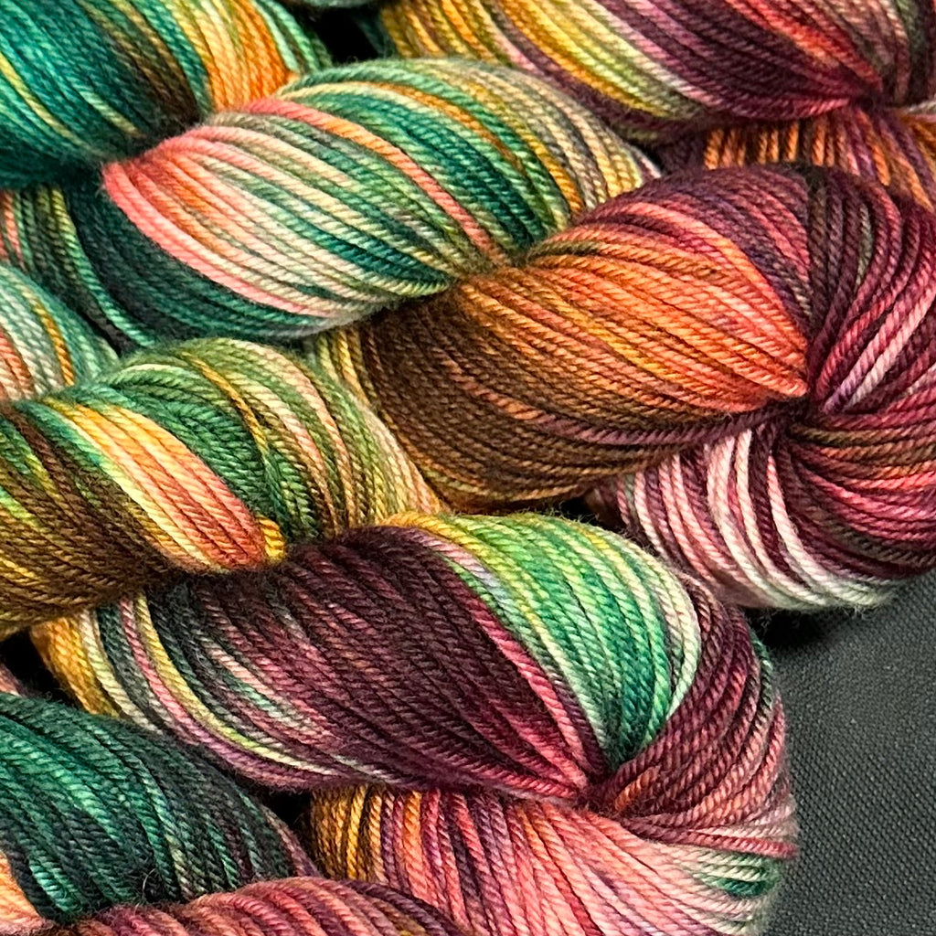 Still heavy DK to light worsted Sea Glass