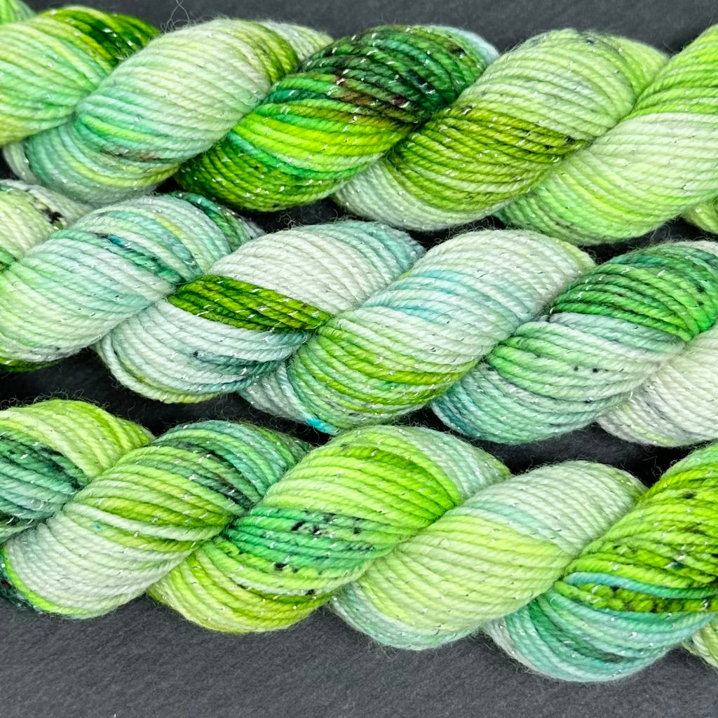 70 yard sock yarn mini skein Envy