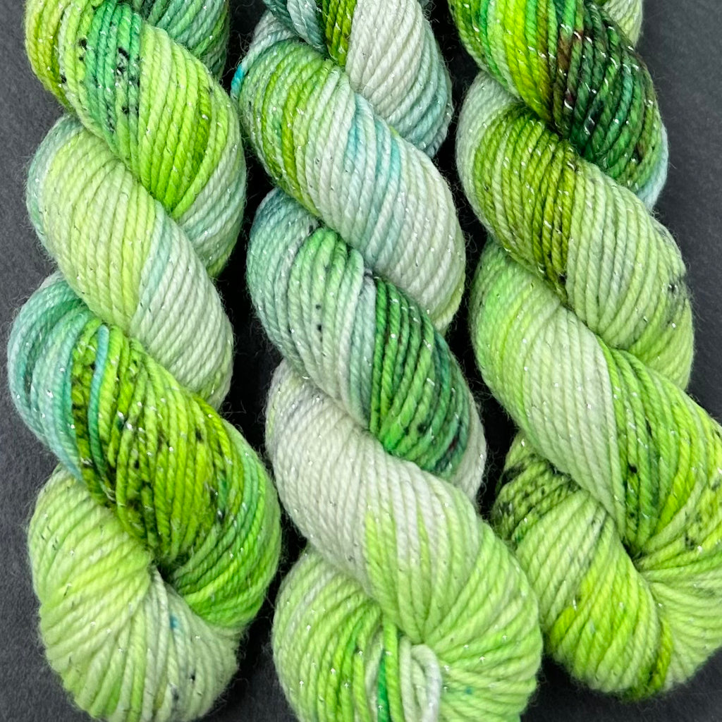 70 yard sock yarn mini skein Envy