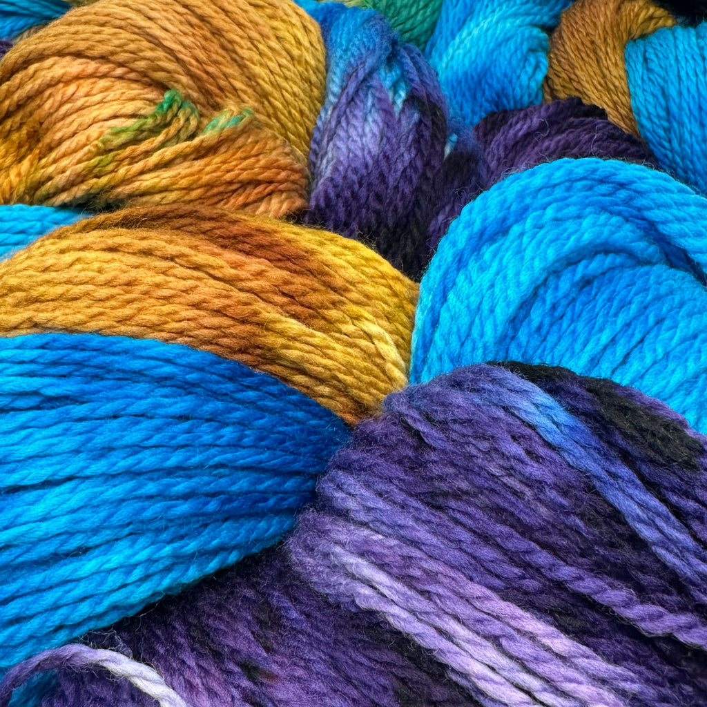 Deep Dyed Bulky wool yarn A Pirate Looks At Forty