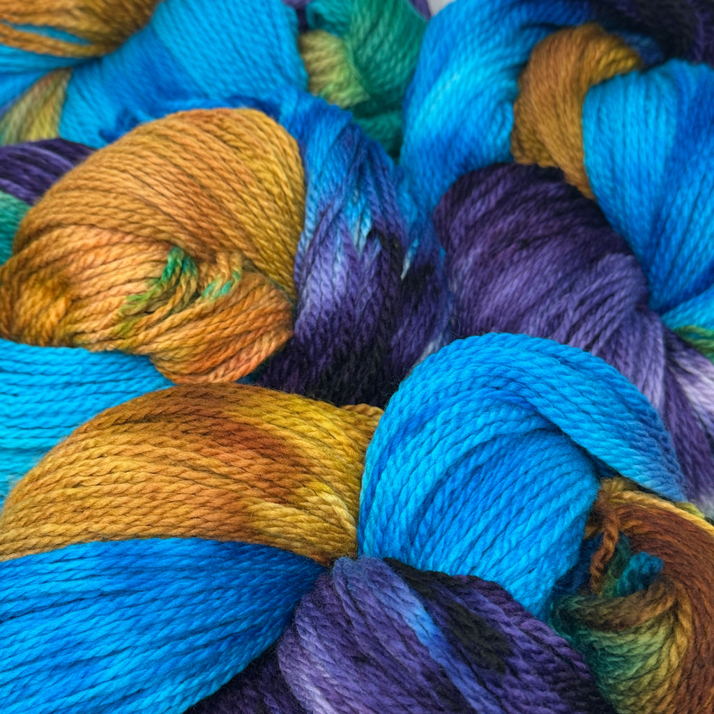 Deep Dyed Bulky wool yarn A Pirate Looks At Forty