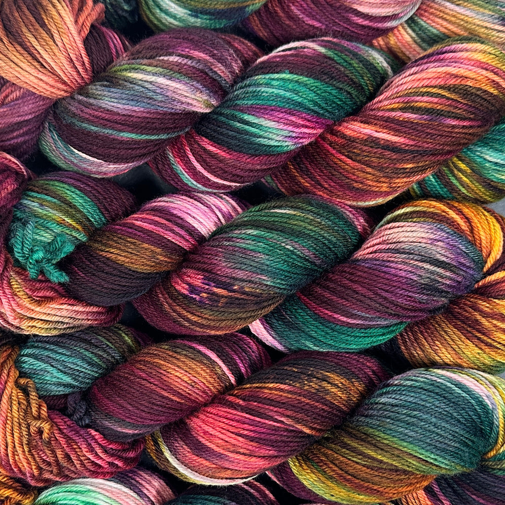 Still heavy DK to light worsted Sea Glass