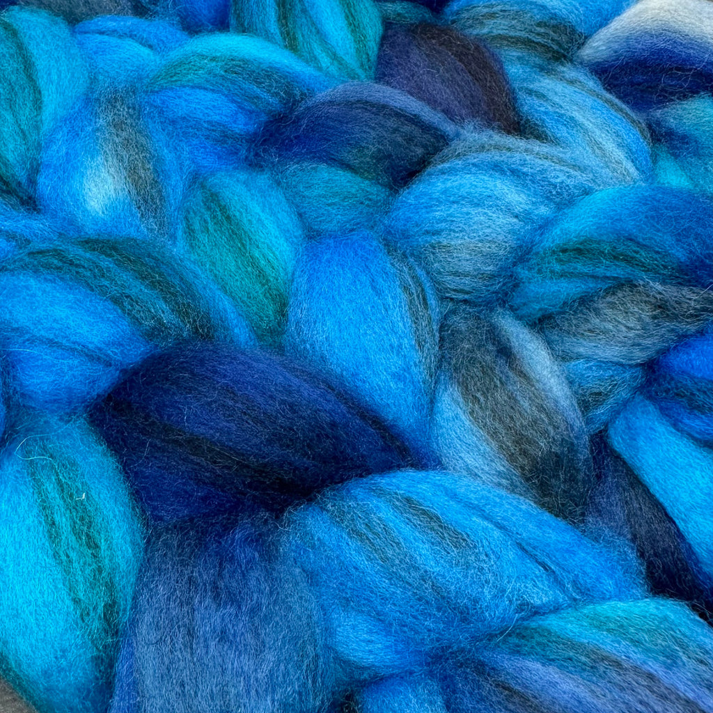 BFL Blue Faced Leicester combed top Big Blue