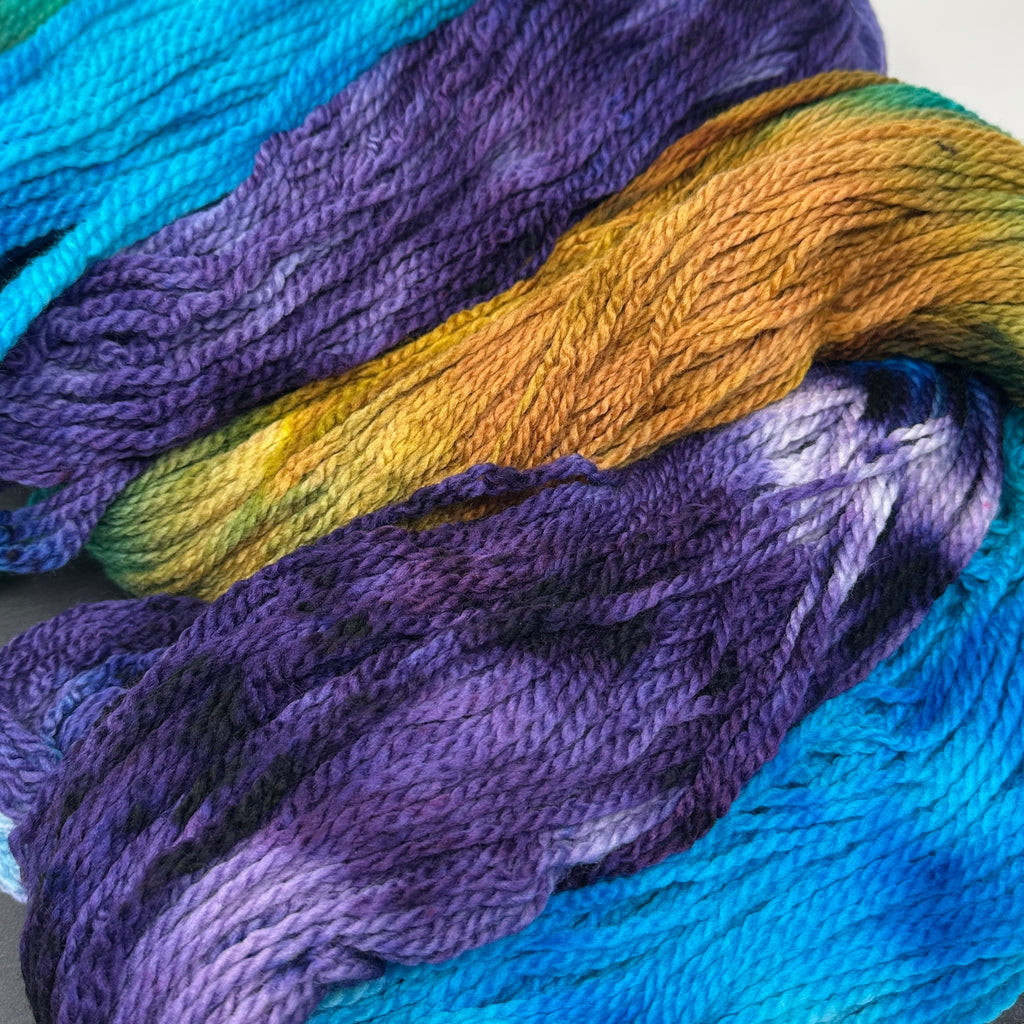 Deep Dyed Bulky wool yarn A Pirate Looks At Forty