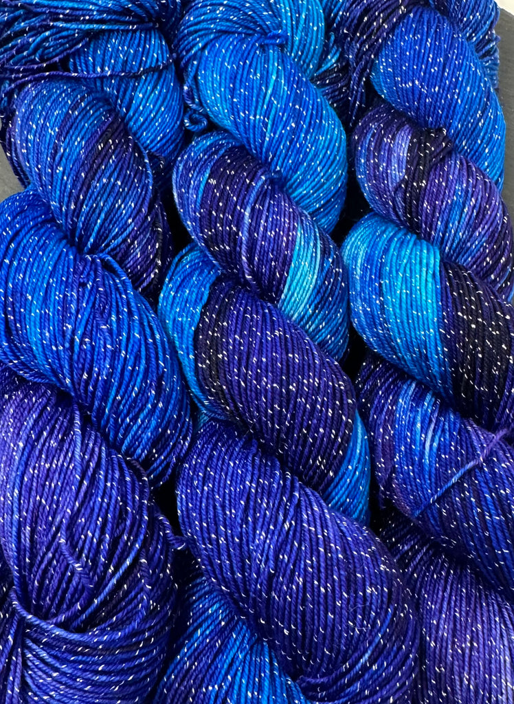 Figment sparkly sock yarn One Of A Kind (April)