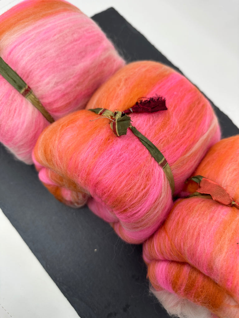 Merino wool Kiera batt for spinning or Felting Sweet Jane