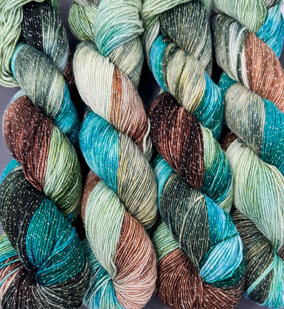Figment sparkly sock yarn Bernheim Forest
