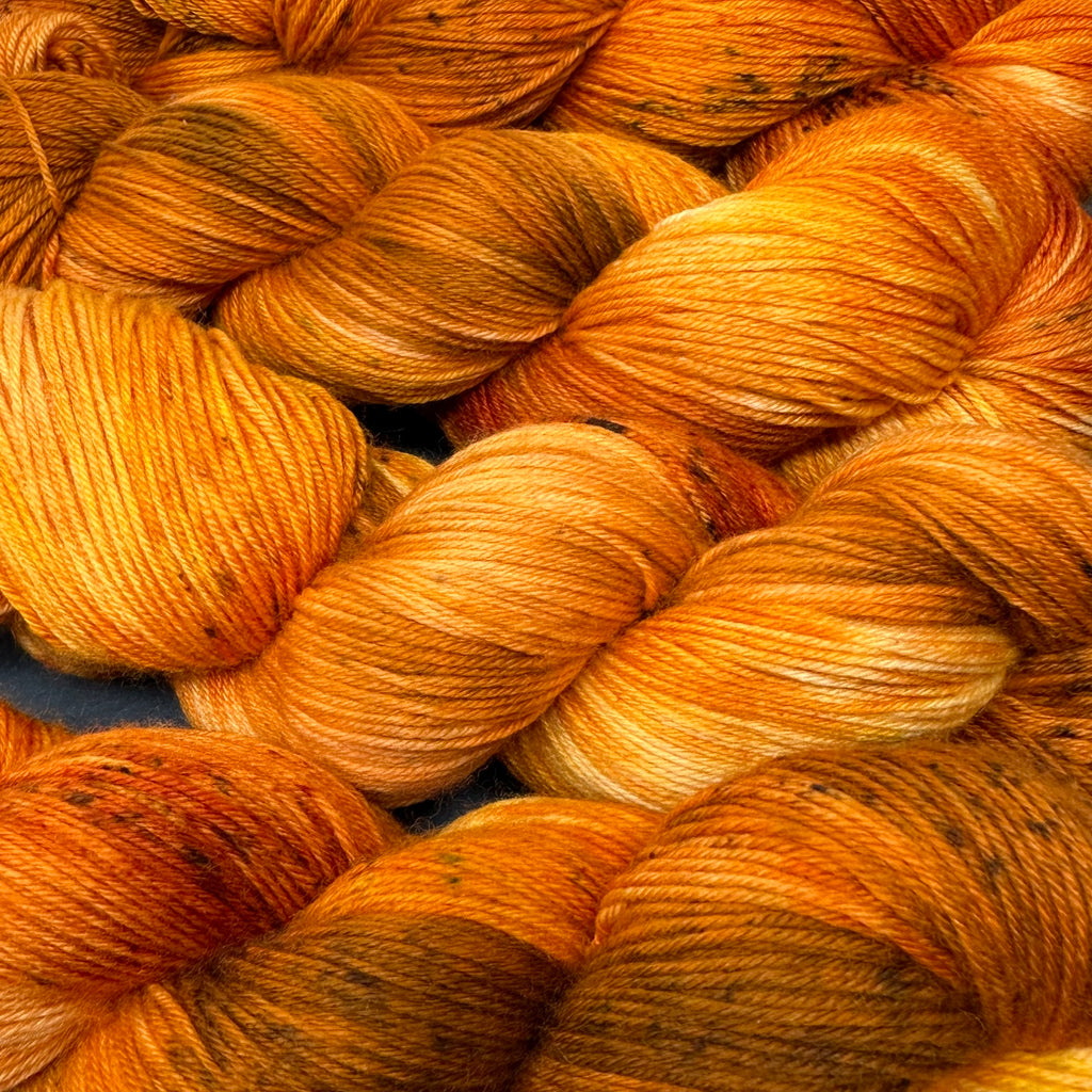 Good Juju Sock yarn Sturgis Orange