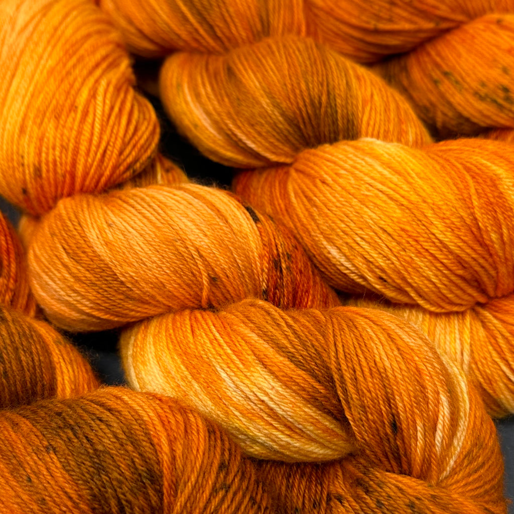 Good Juju Sock yarn Sturgis Orange