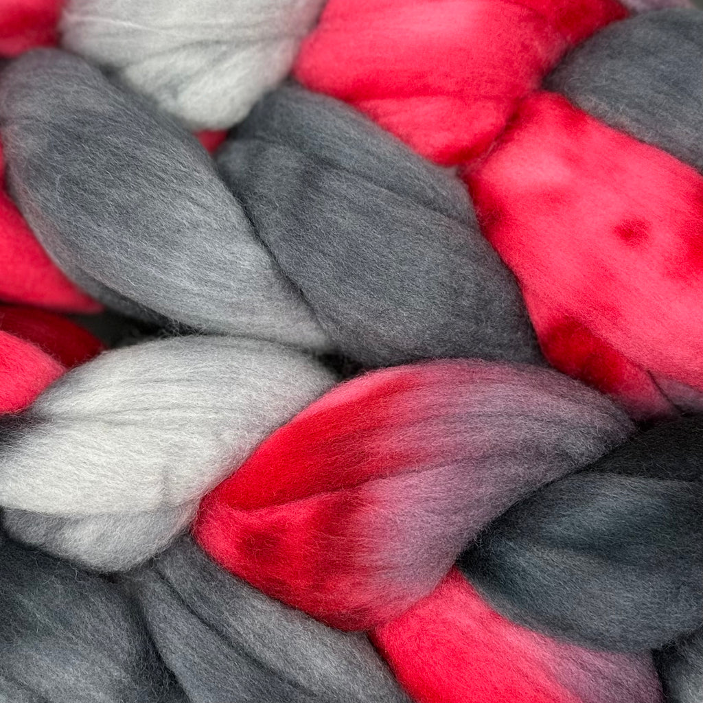 American Targhee wool top spinning fiber Fury