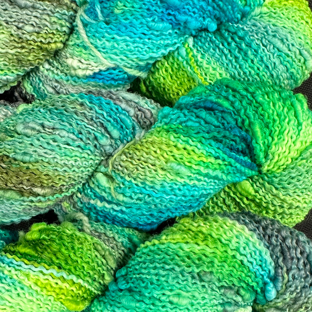 Ballo sock weight yarn Steelyard Pawpaws