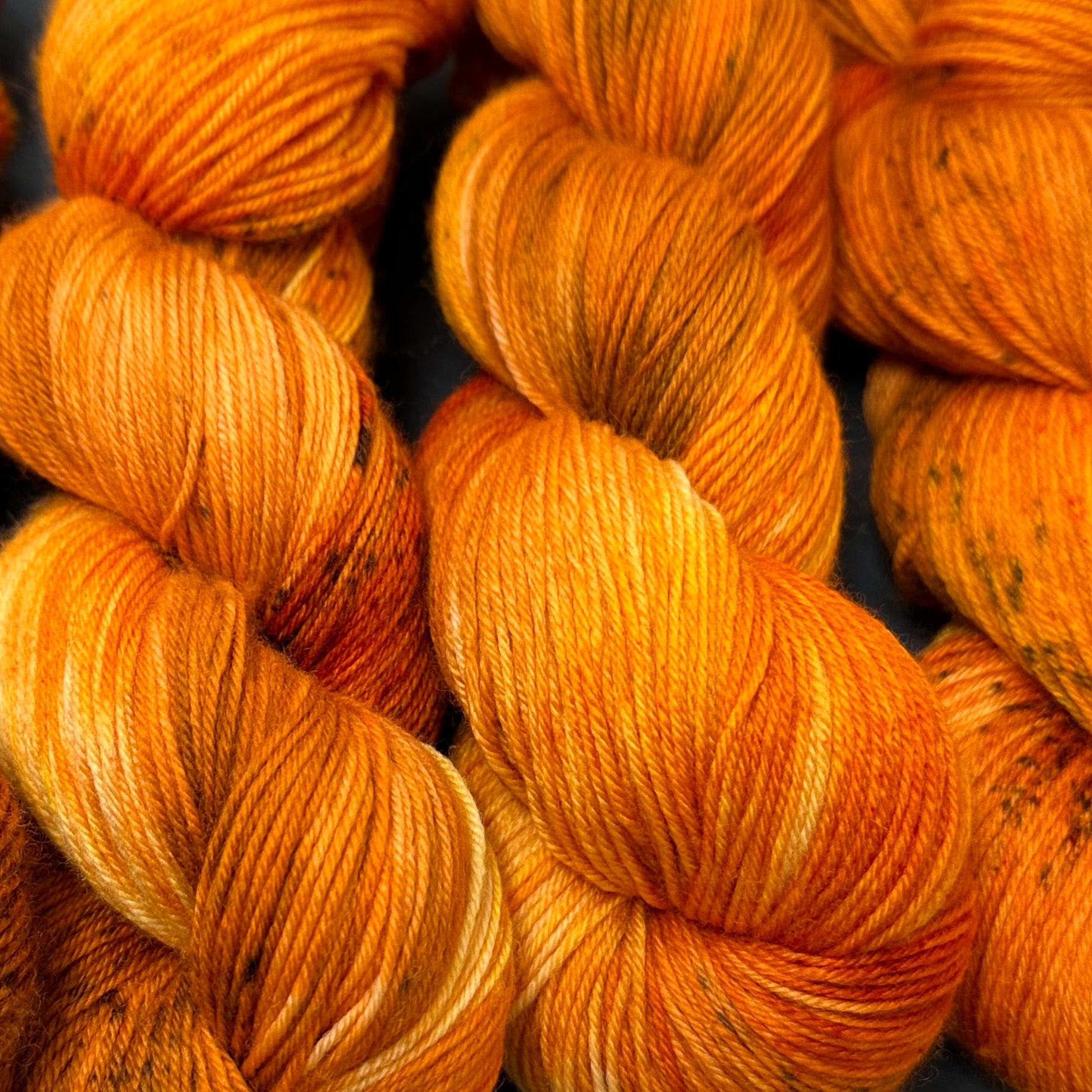 Good Juju Sock yarn Sturgis Orange – Deep Dyed Yarns