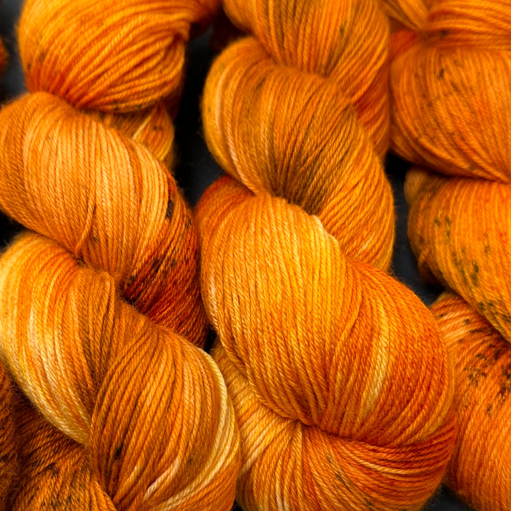 Good Juju Sock yarn Sturgis Orange