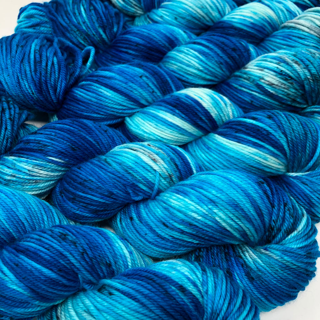 Still heavy DK to light worsted Yarn Aquamarine