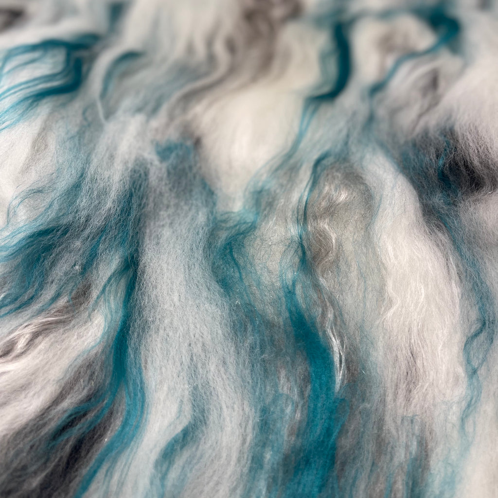 Hand carded spinning batt 4 ounces