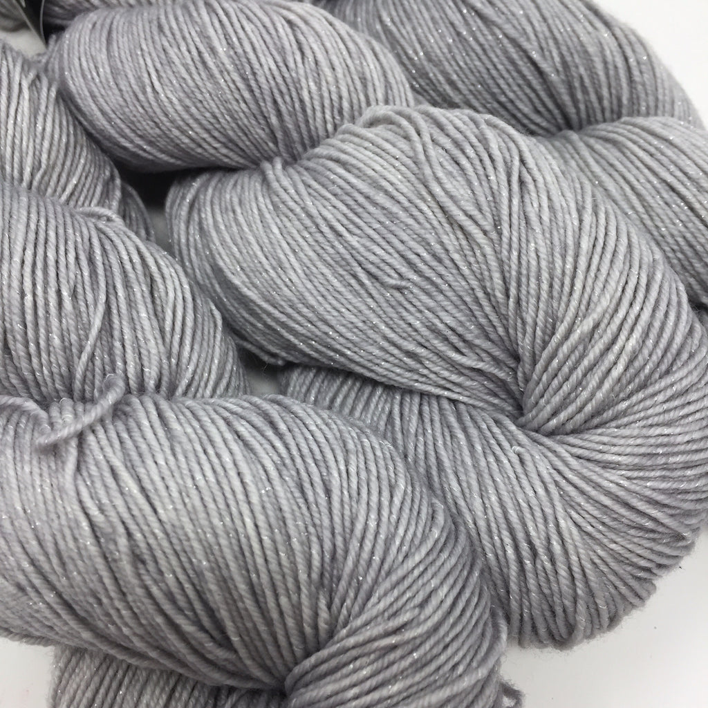 Figment sparkly sock yarn Smoke