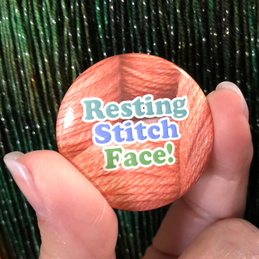 Button Resting Stitch Face
