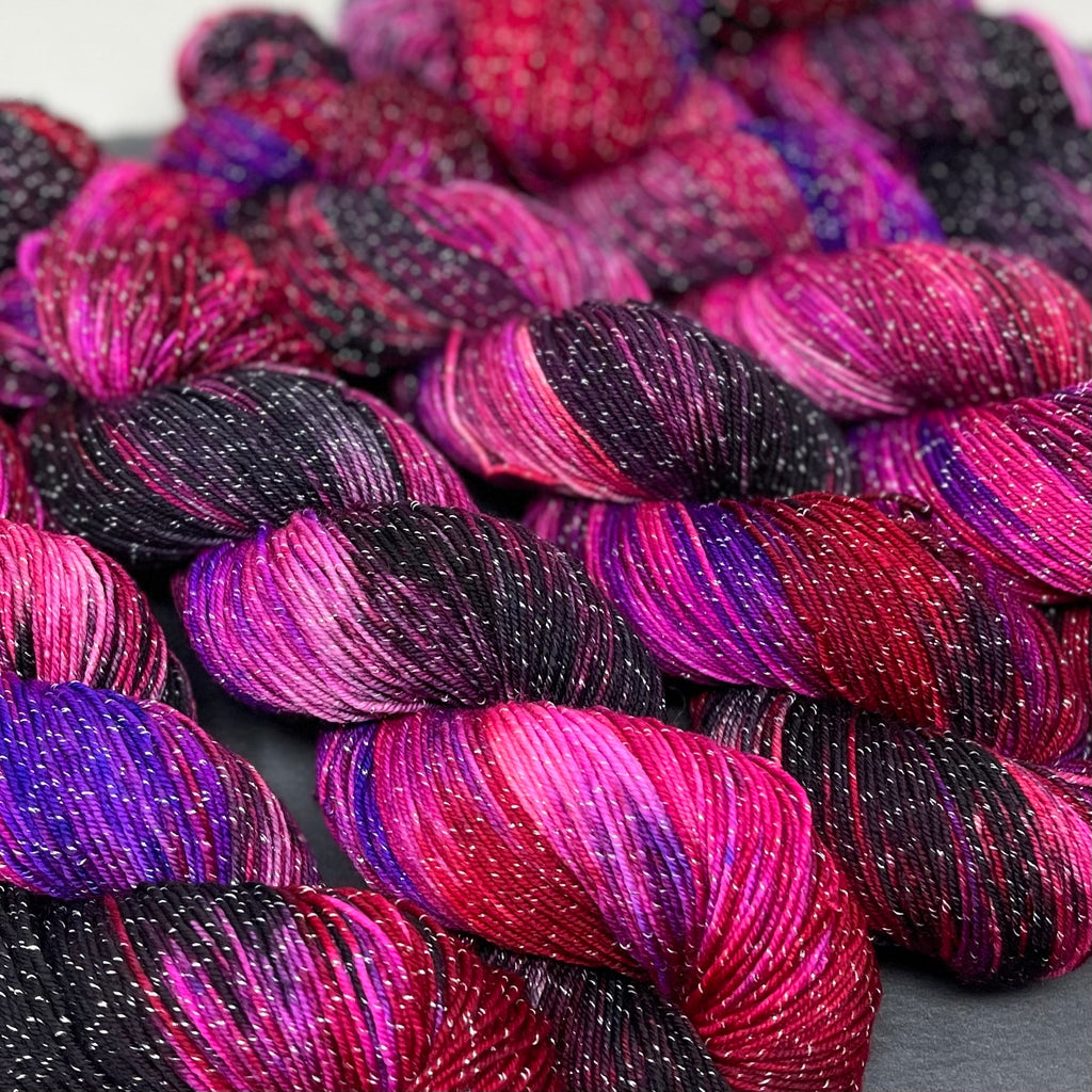 Figment sparkly sock yarn Loves Me