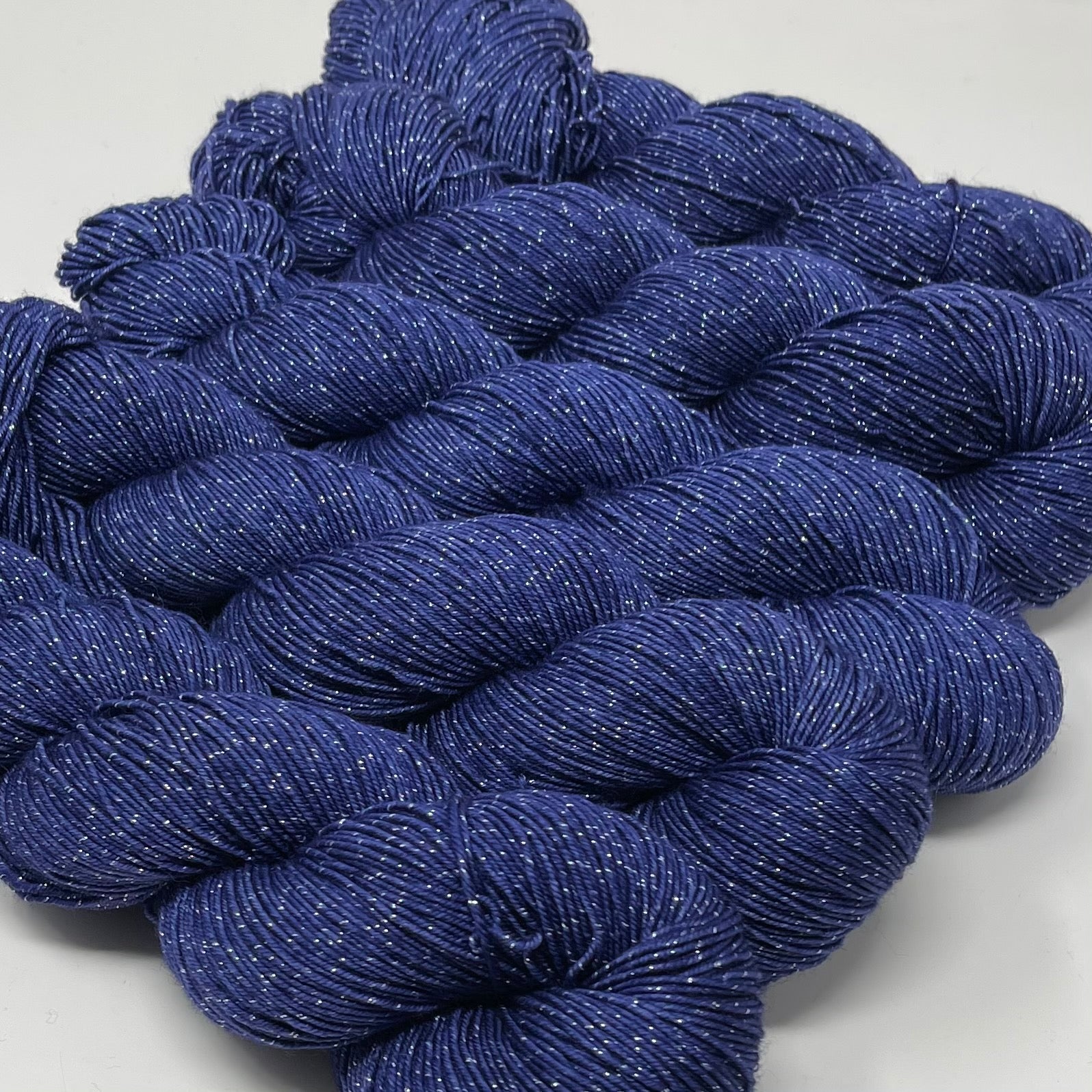 Figment sparkly sock yarn Starry Night – Deep Dyed Yarns