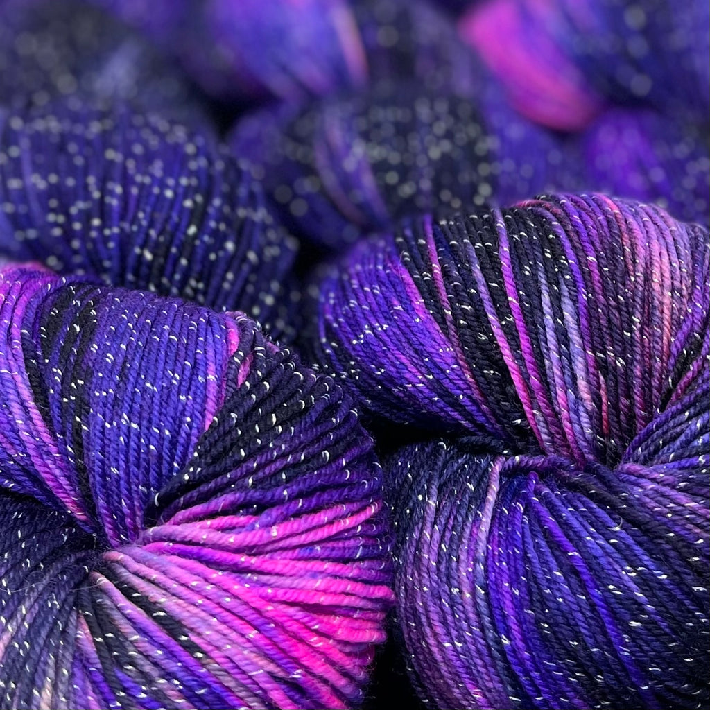 Figment sparkly sock yarn Twilight Time