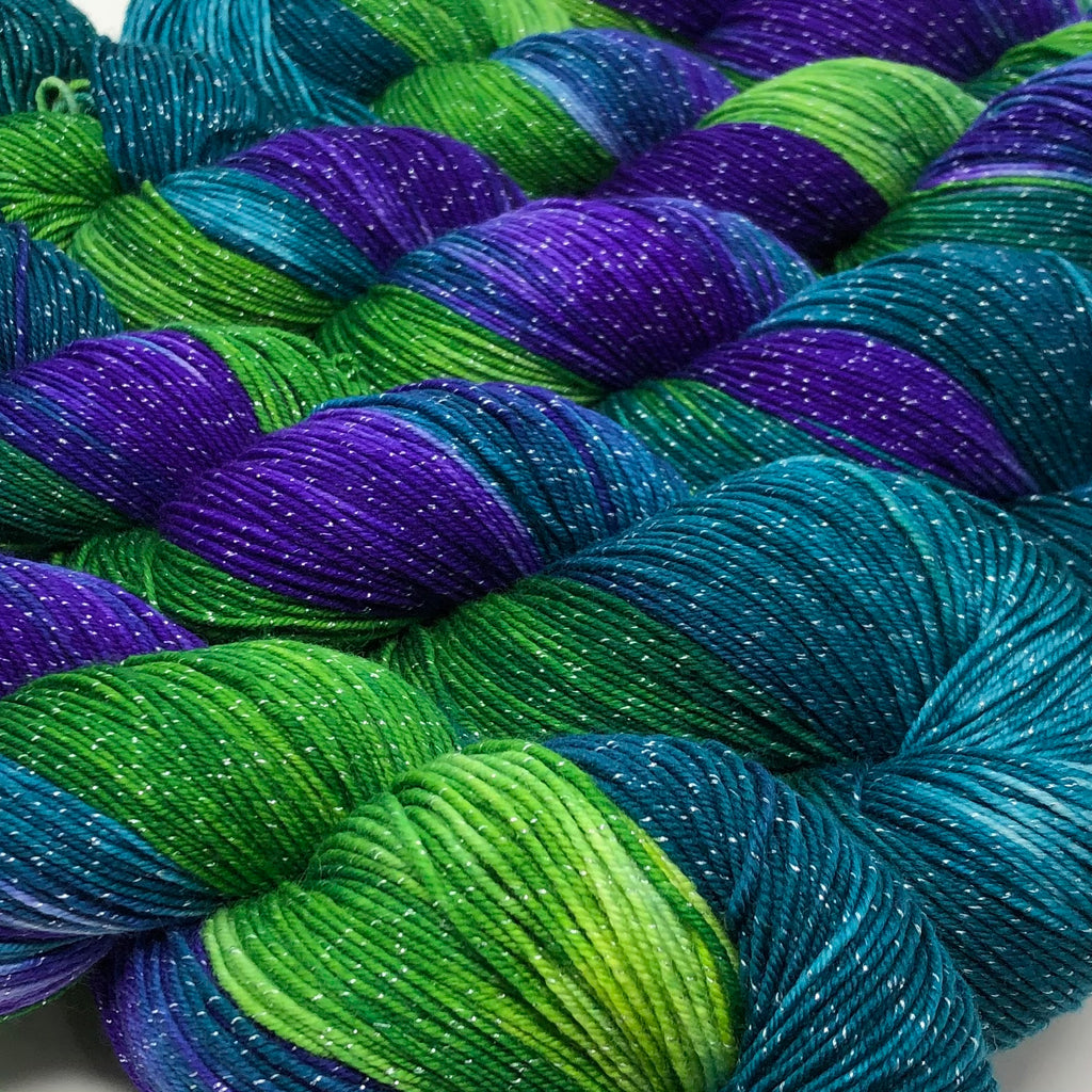 Figment sparkly sock yarn Sea Dragon