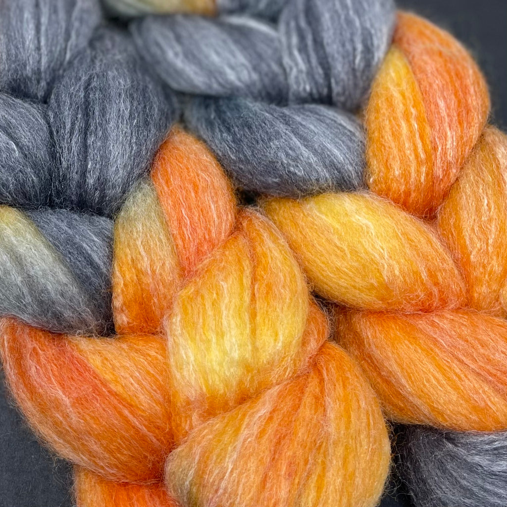 Merino Bamboo Spinning Fiber Black Hills