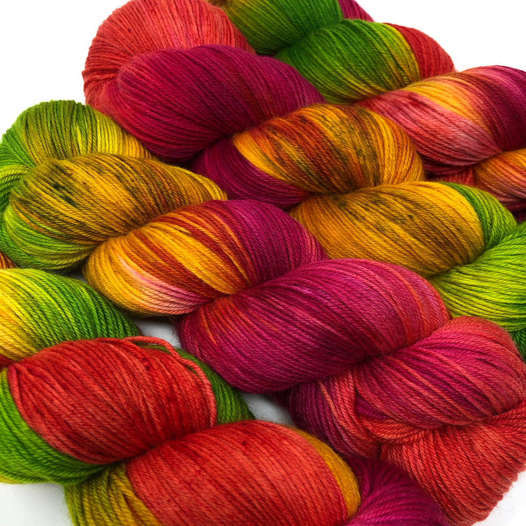 Good Juju Sock yarn Tutti-f*ing-frutti