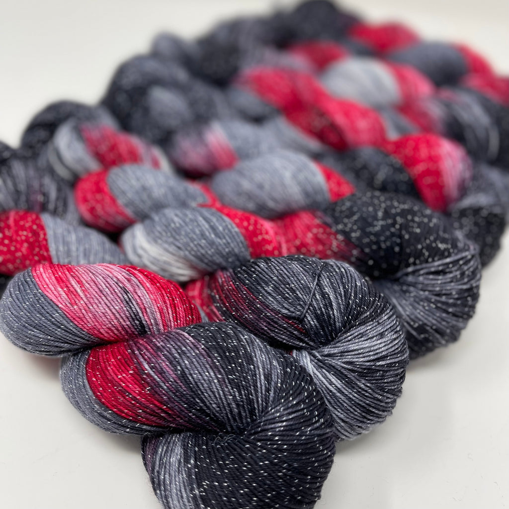 Figment sparkly sock yarn The Fury