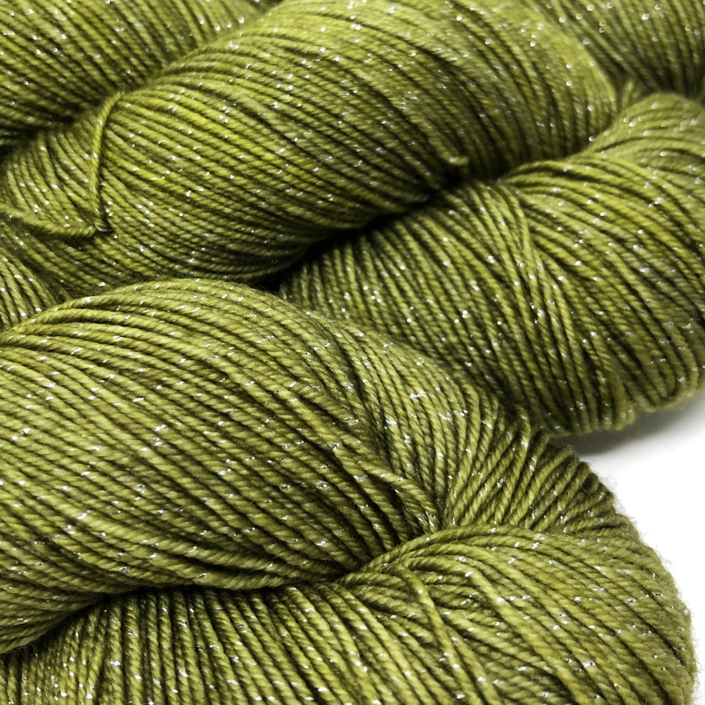 Figment sparkly sock yarn Thyme