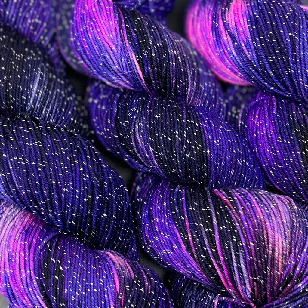 Figment sparkly sock yarn Twilight Time