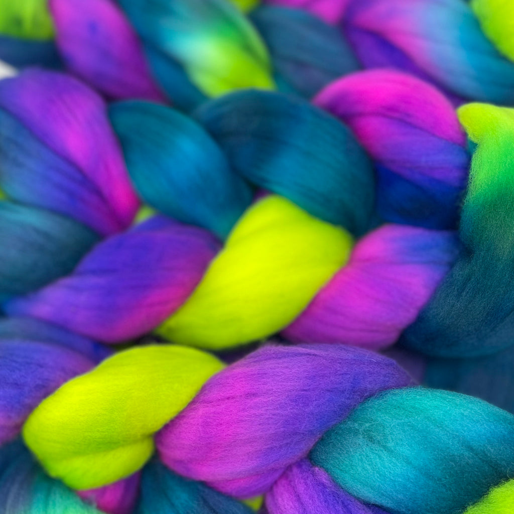 American Targhee wool top spinning fiber Season of the Witch