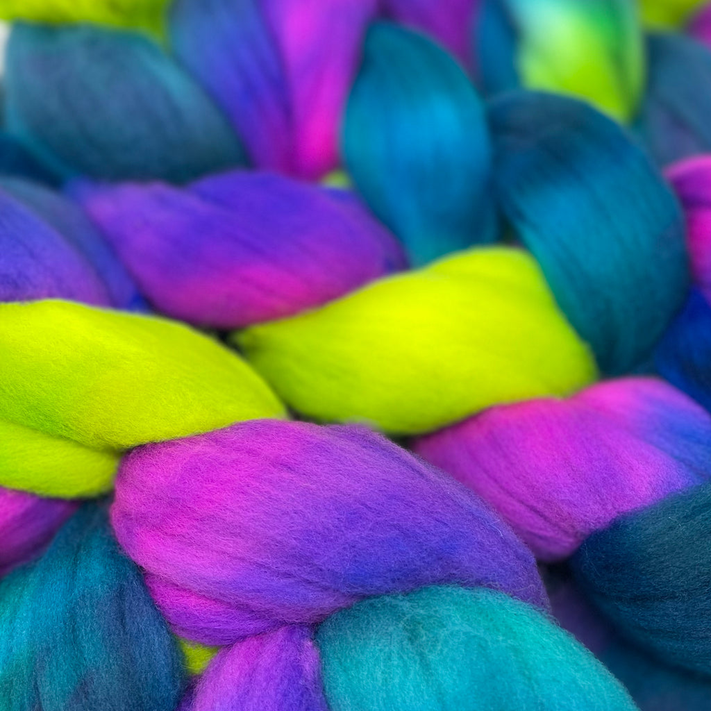 American Targhee wool top spinning fiber Season of the Witch