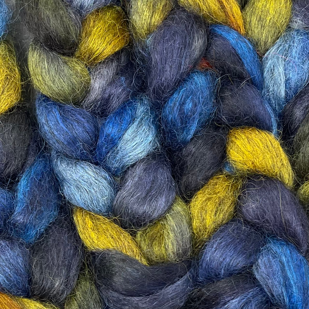 Gotland Combed Top Roving Starry Night