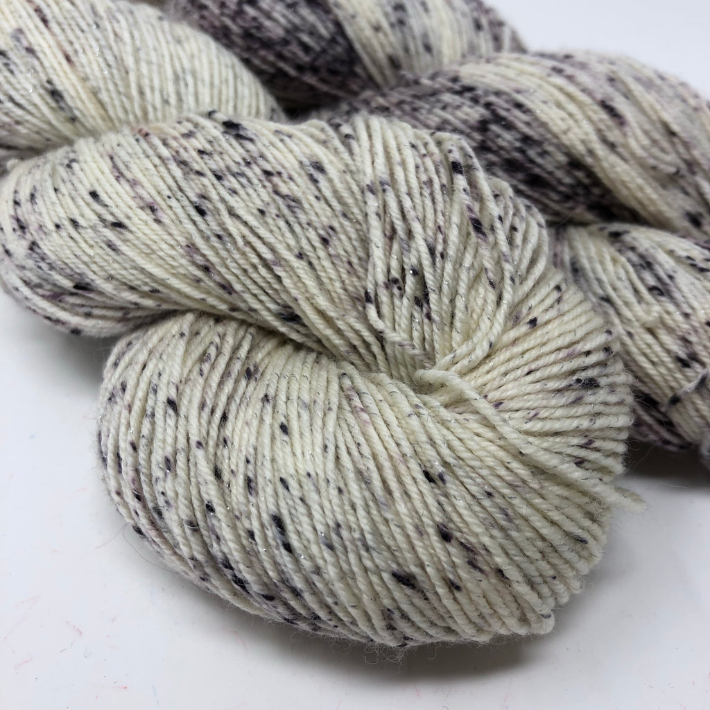 Figment sparkly sock yarn Appaloosa