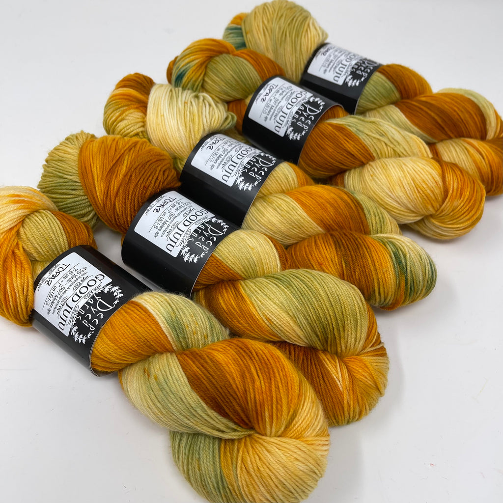 Good Juju Sock yarn Topaz