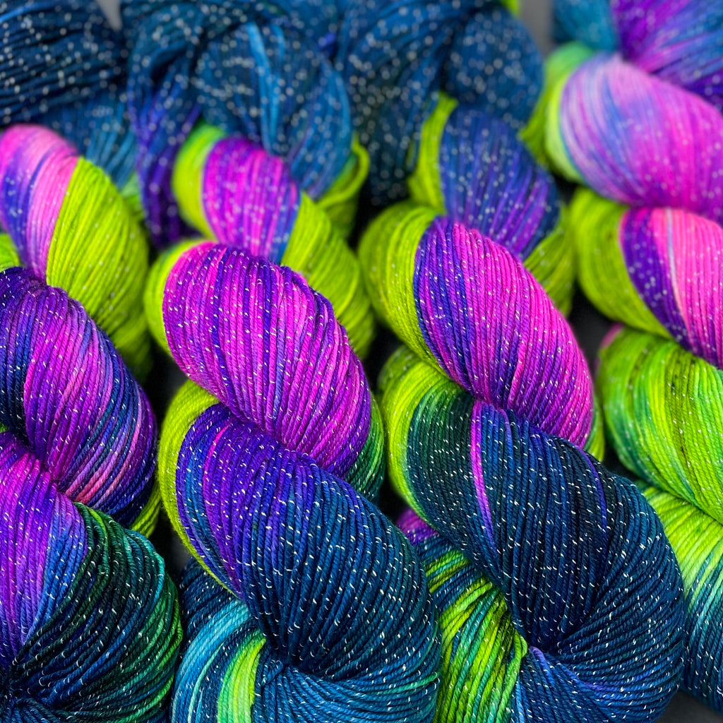 Figment sparkly sock yarn Season of the Witch
