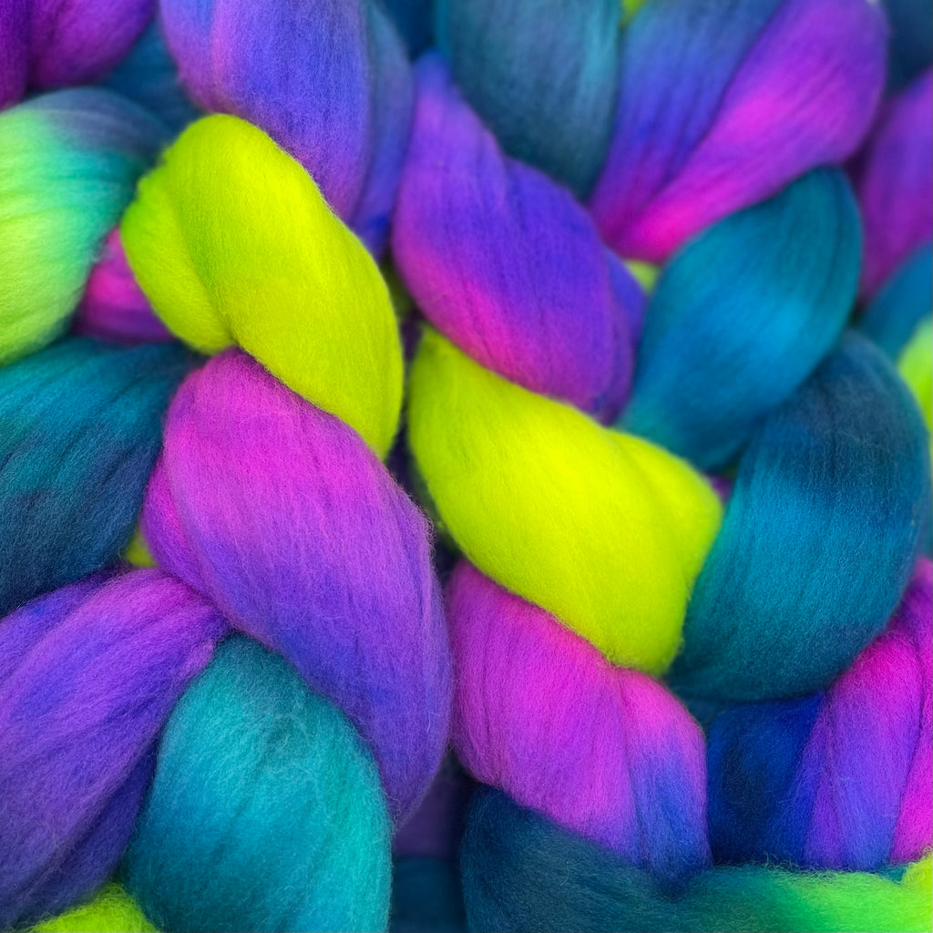 American Targhee wool top spinning fiber Season of the Witch