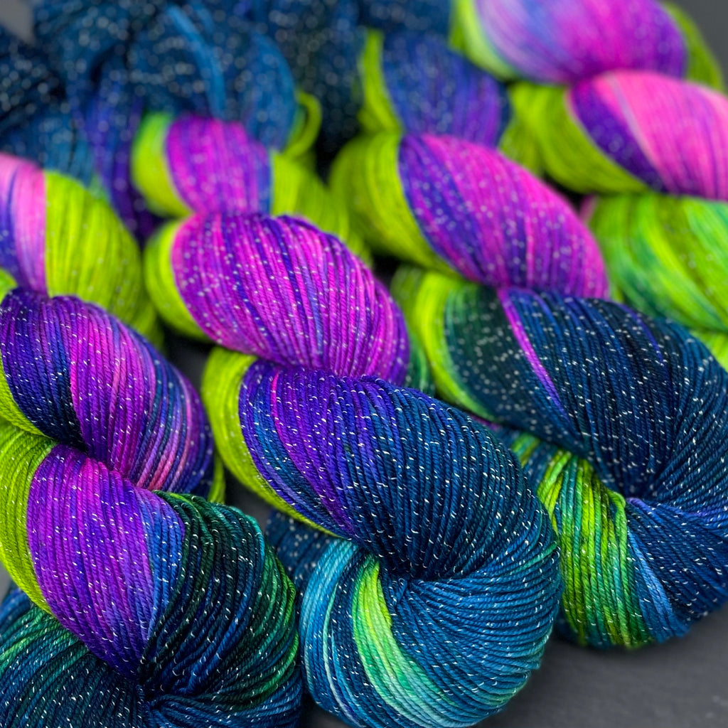 Figment sparkly sock yarn Season of the Witch