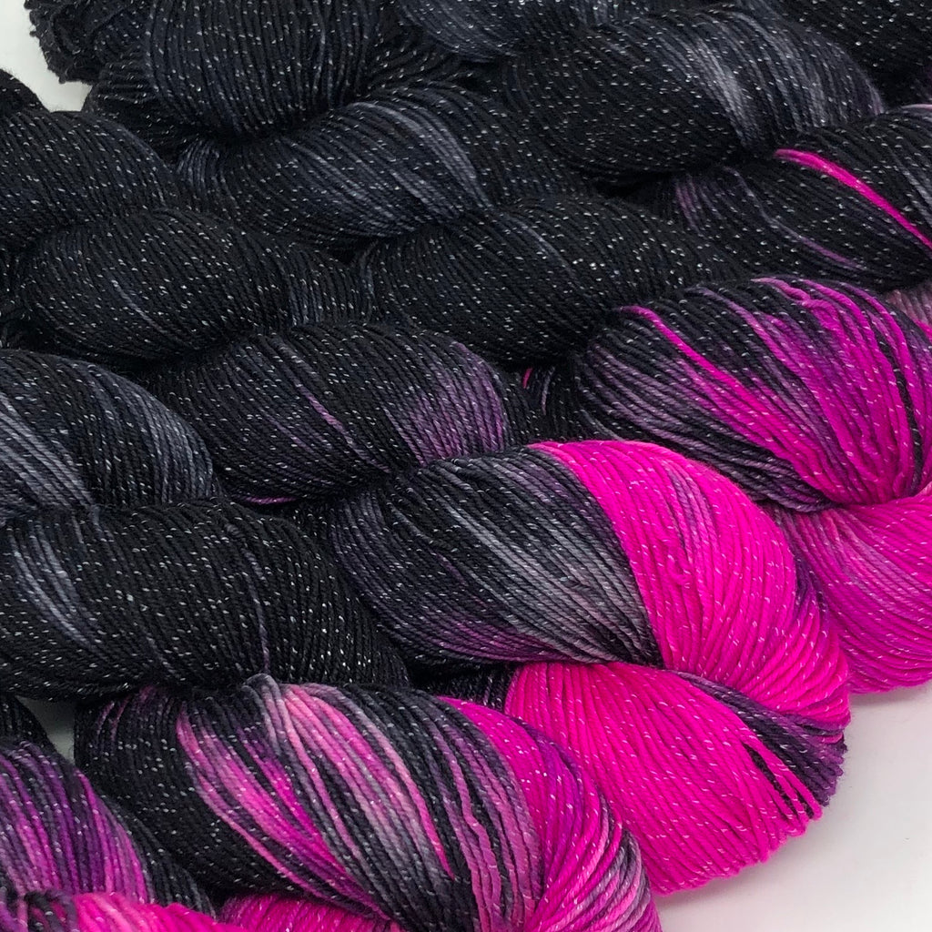 Figment sparkly sock yarn Velvet Underground