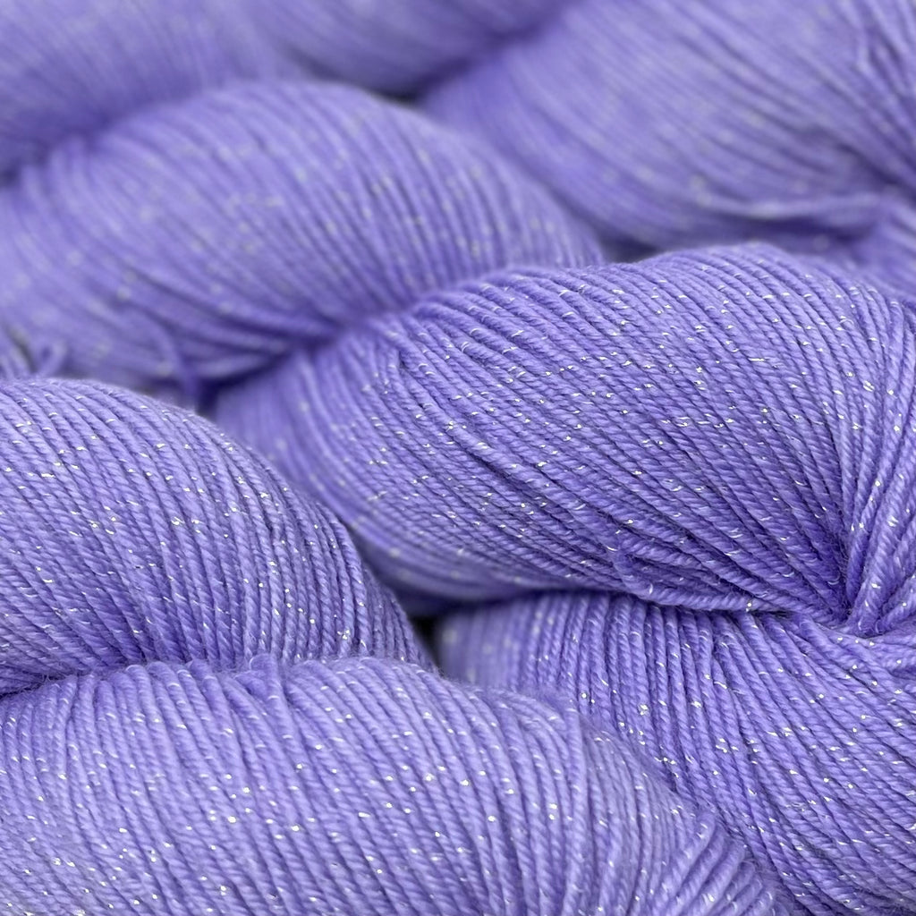 Figment sparkly sock yarn Iced Iris