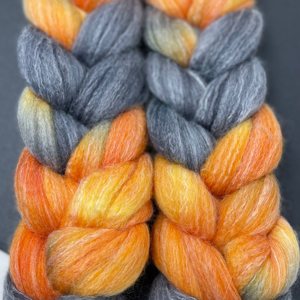 Merino Bamboo Spinning Fiber Black Hills